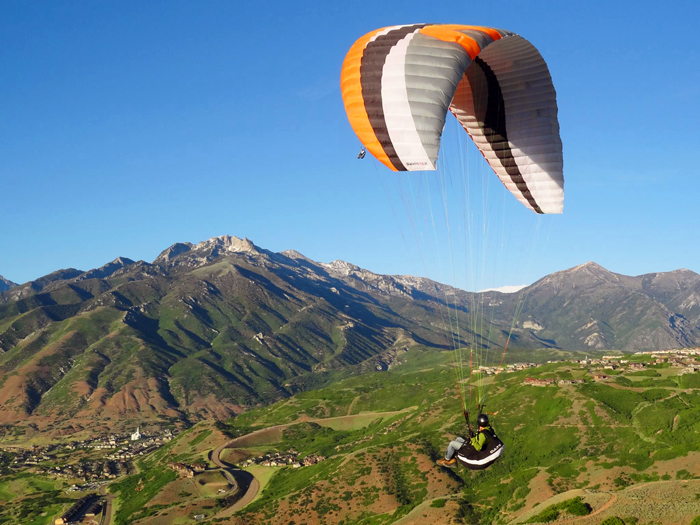 paraglding St. George