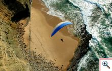 siklóernyőzés Portugáliában